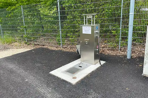 Amethystwelt Wohnmobil-Stellplatz Wasserver- und -entsorgung am Wohnmobil-Stellplatz der Amethystwelt in Maissau