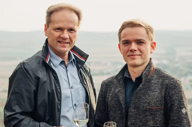 Winzer Heribert Wenzl und Heribert Wenzl Jun.
